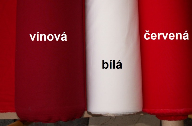 TEXTIL - metráž BA, 1.JAK. - bílá, š.150cm